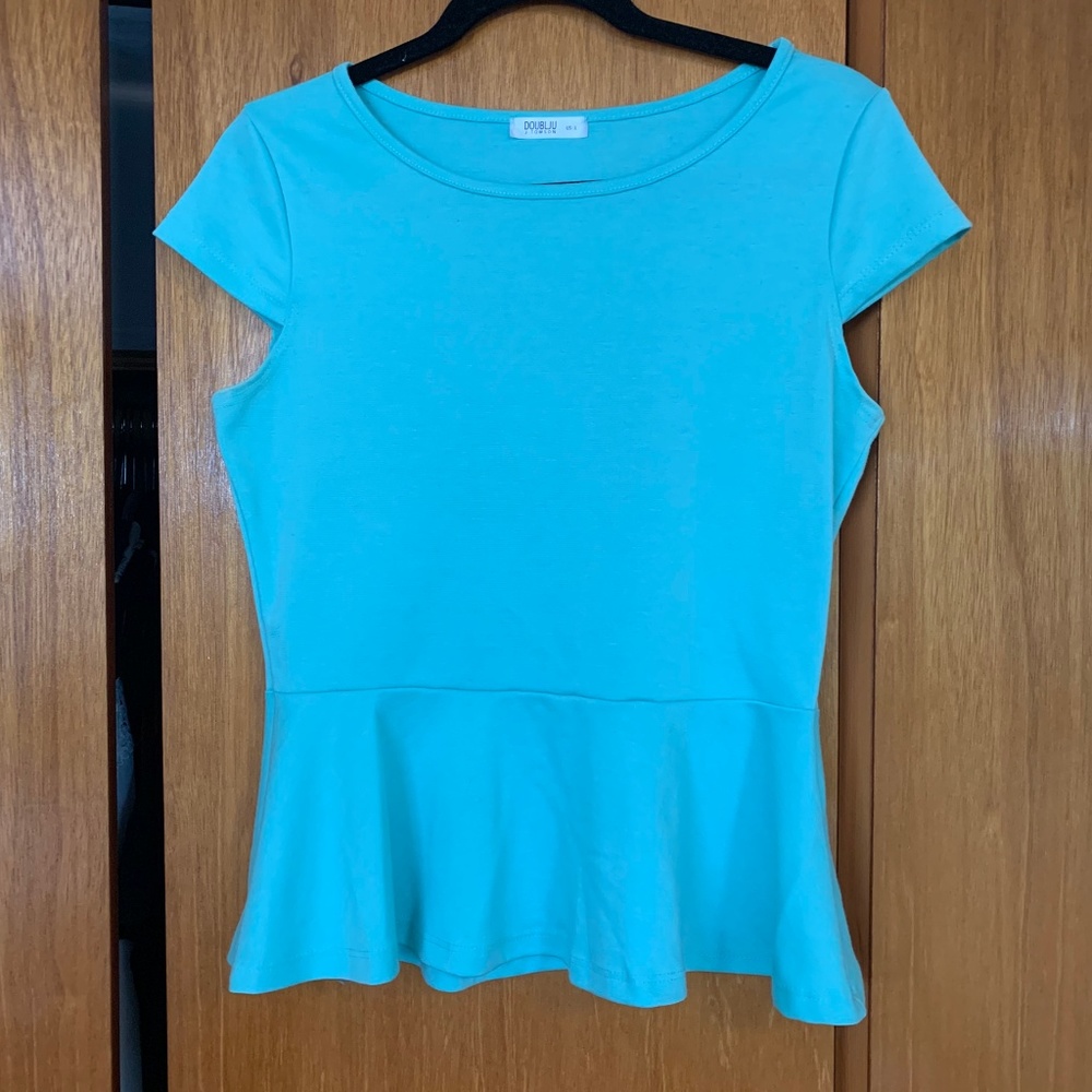DOUBLJU Peplum Top